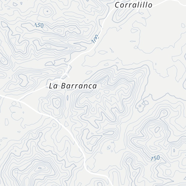 Map of Cerro La Peña