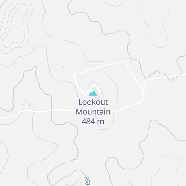Map of Lookout Mountain