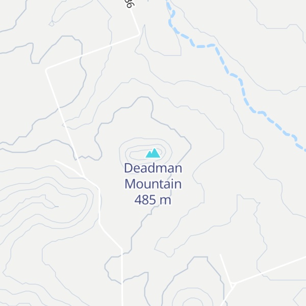 Map of Deadman Mountain