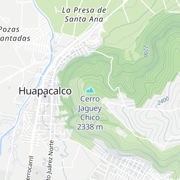 Map of Cerro Jaguey Chico