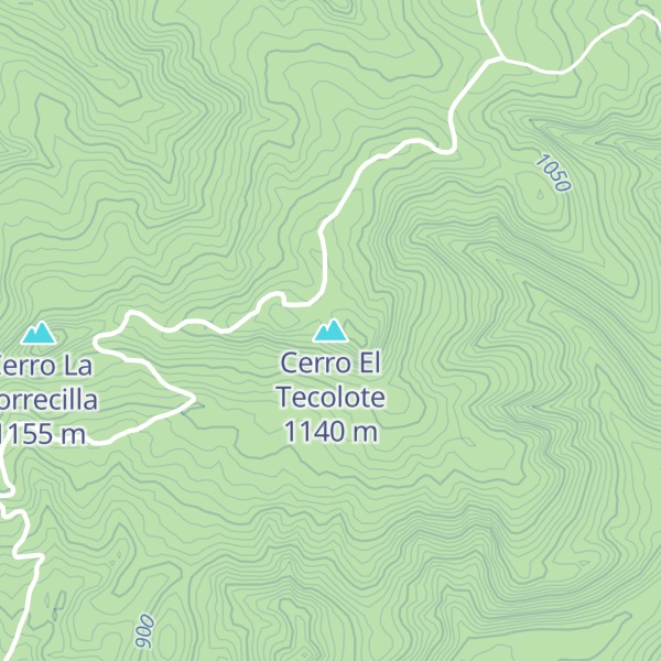 Map of Cerro El Tecolote