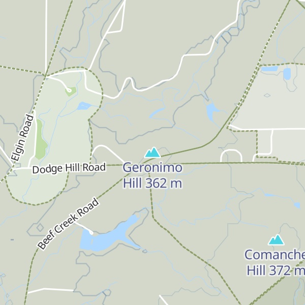Map of Geronimo Hill