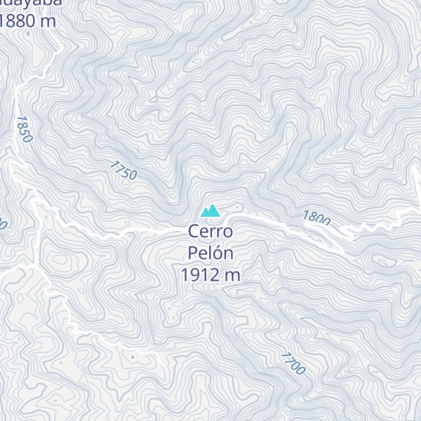Map of Cerro Pelón