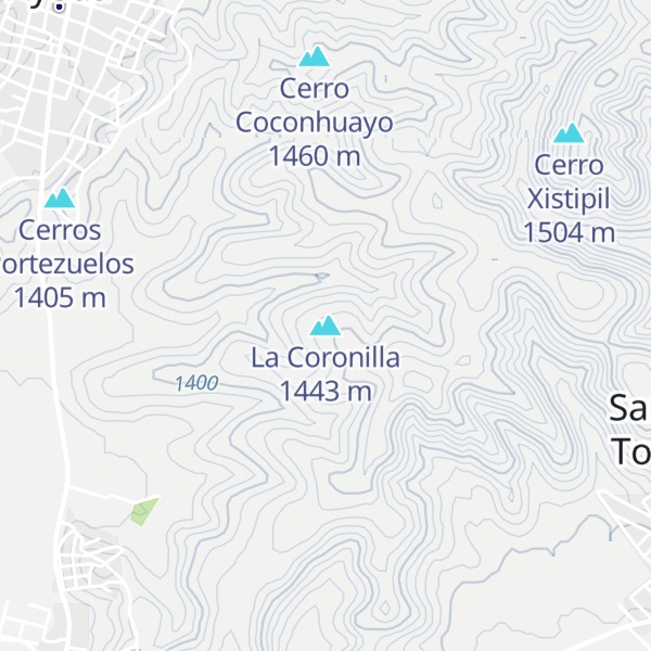 Map of La Coronilla