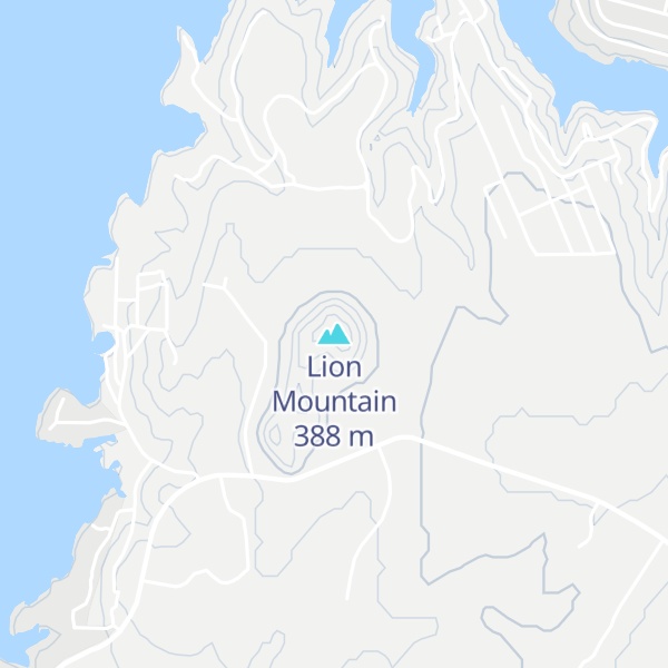 Map of Lion Mountain