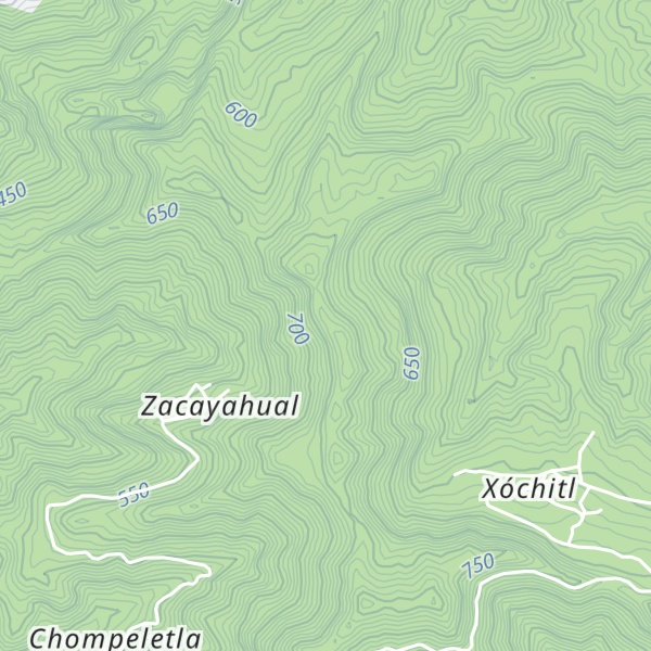 Map of Cerro Tlatlapaya
