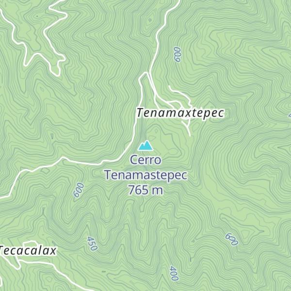 Map of Cerro Tenamastepec