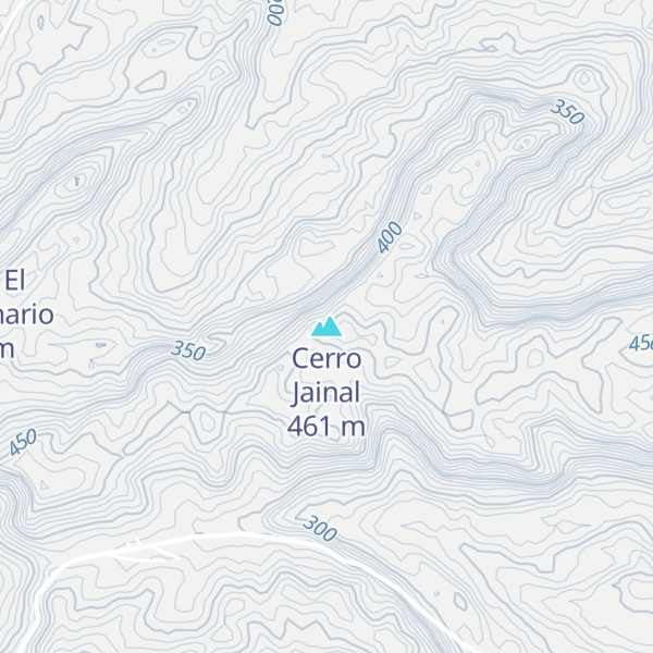 Map of Cerro Jainal