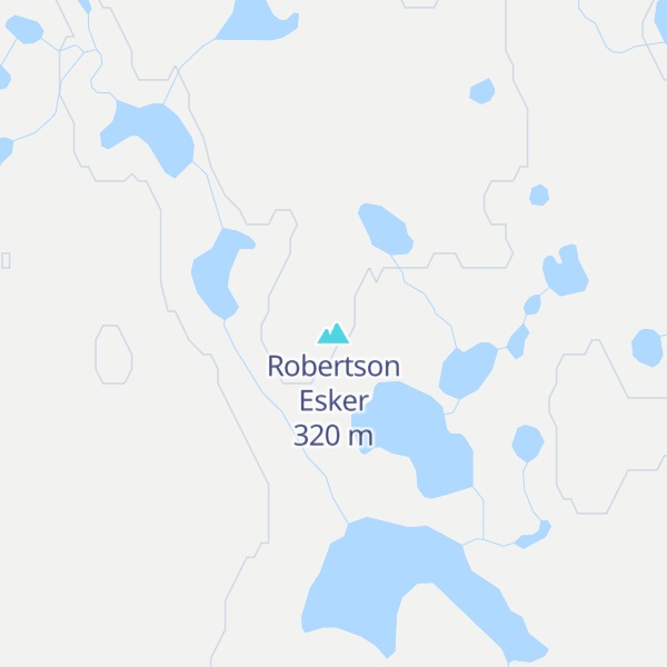 Map of Robertson Esker