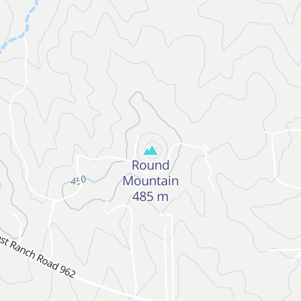 Map of Round Mountain