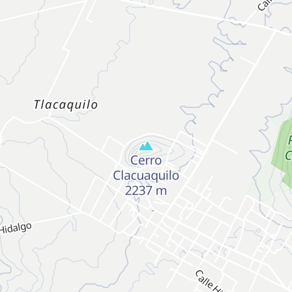 Map of Cerro Clacuaquilo