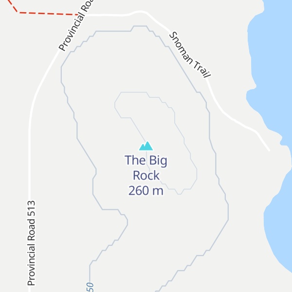 Map of The Big Rock