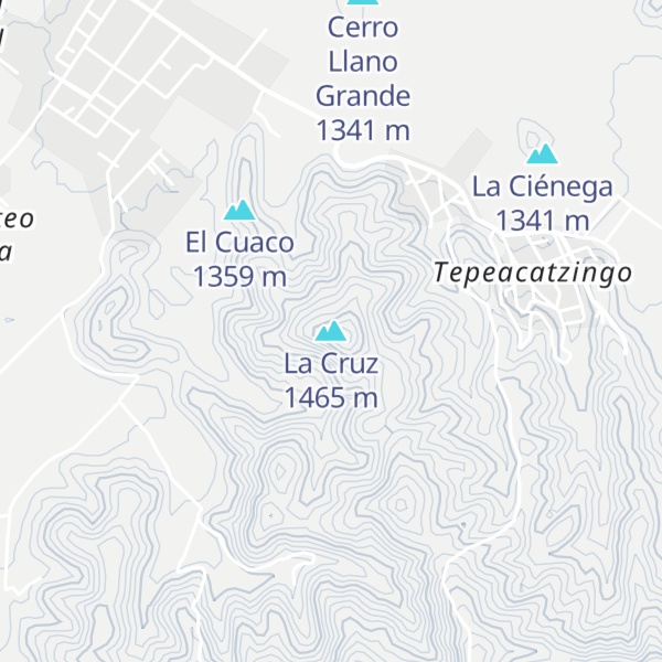Map of La Cruz