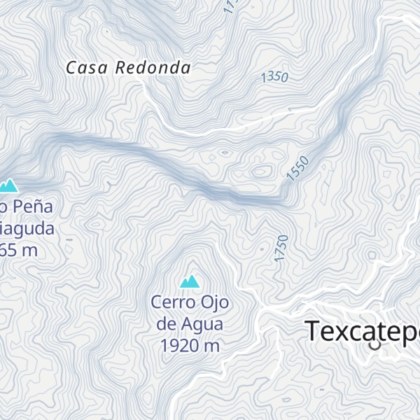 Map of Cerro El Donimo