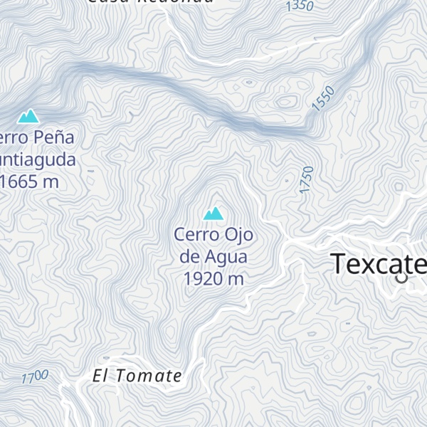 Map of Cerro Ojo de Agua