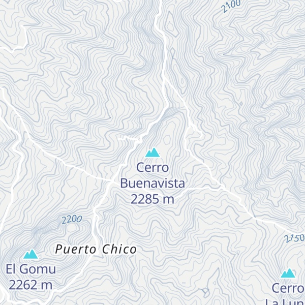Map of Cerro Buenavista