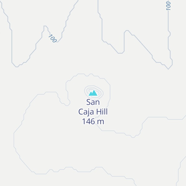 Map of San Caja Hill
