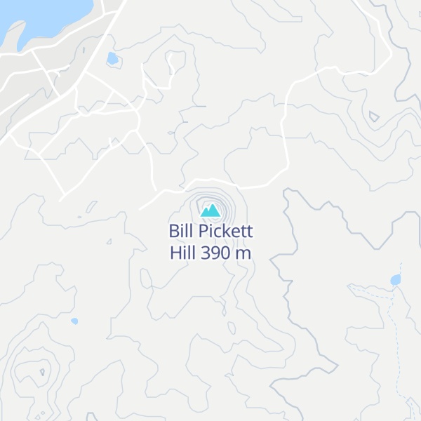 Map of Bill Pickett Hill
