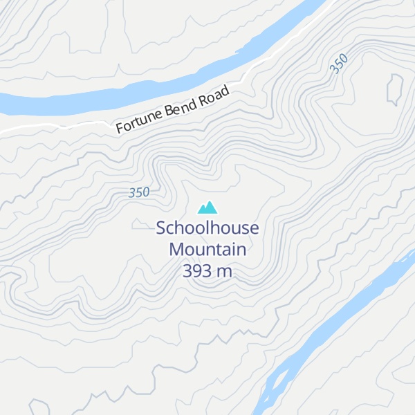 Map of Schoolhouse Mountain
