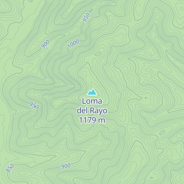 Map of Loma del Rayo