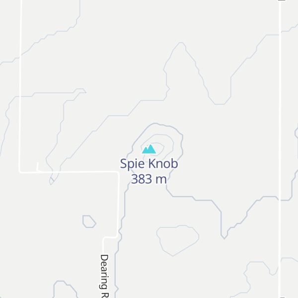 Map of Spie Knob