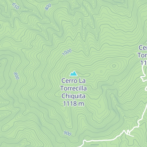 Map of Cerro La Torrecilla Chiquita