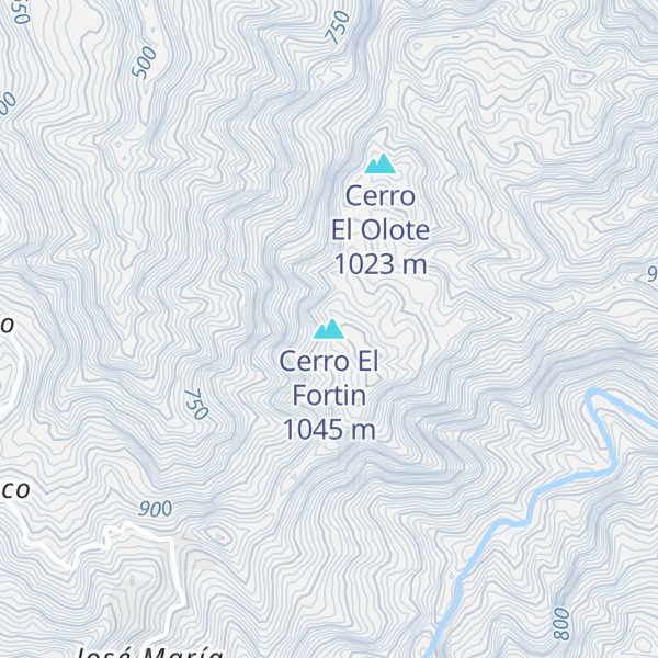 Map of Cerro El Fortin