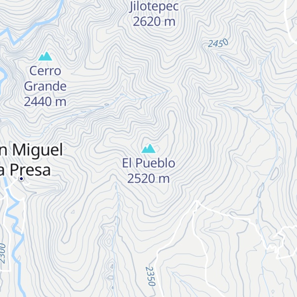 Map of El Pueblo