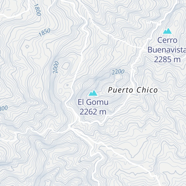 Map of El Gomu