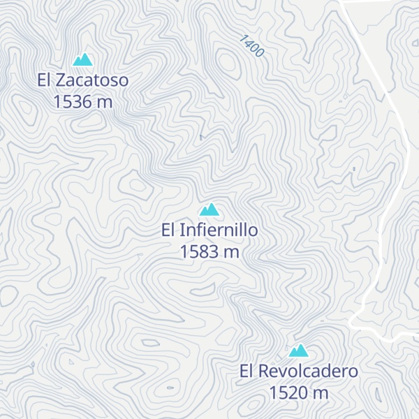 Map of El Infiernillo