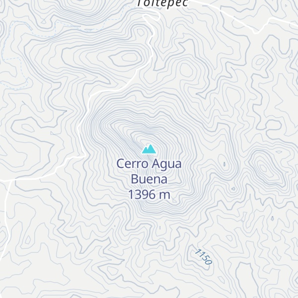 Map of Cerro Agua Buena