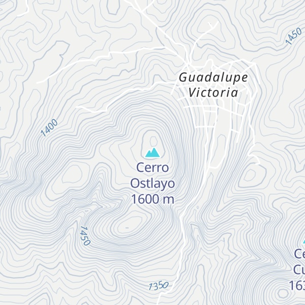 Map of Cerro Ostlayo
