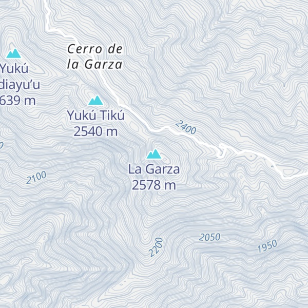 Map of La Garza