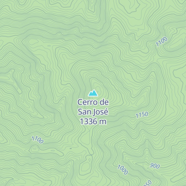 Map of Cerro de San José