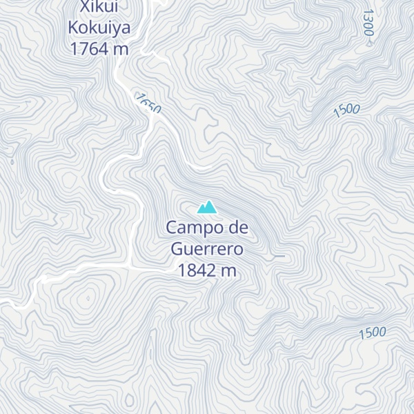 Map of Campo de Guerrero