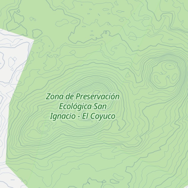 Map of Volcán El Agua