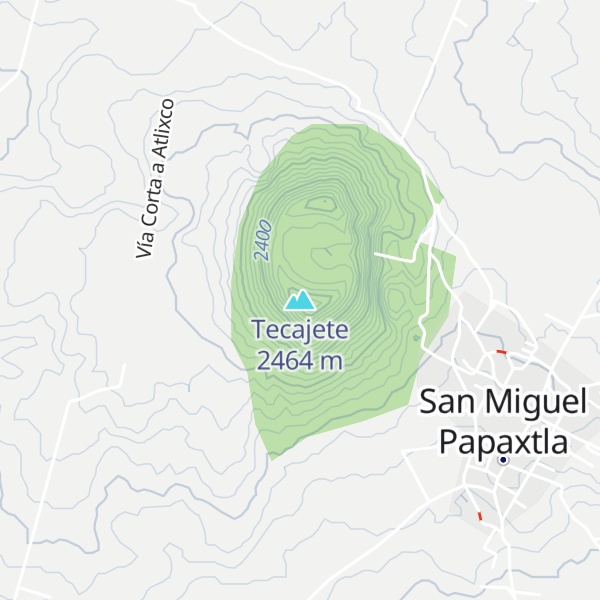 Map of Tecajete