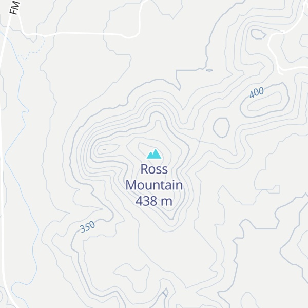 Map of Ross Mountain
