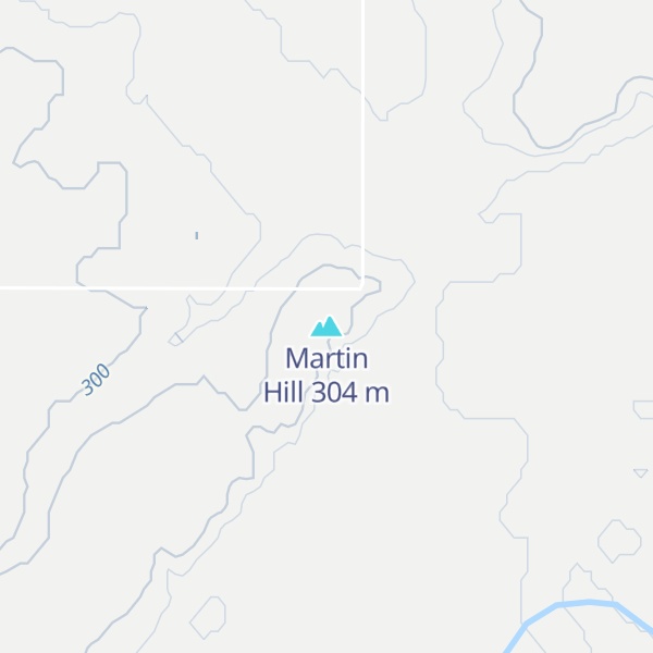 Map of Martin Hill