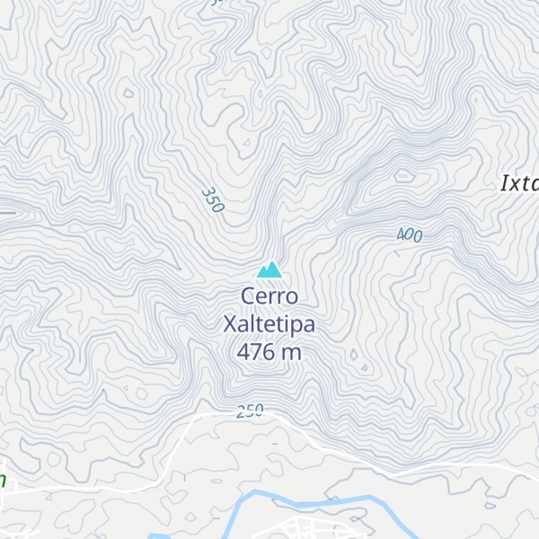 Map of Cerro Xaltetipa