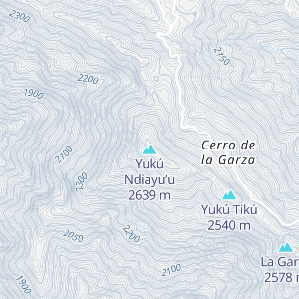 Map of Yukú Ndiayu’u
