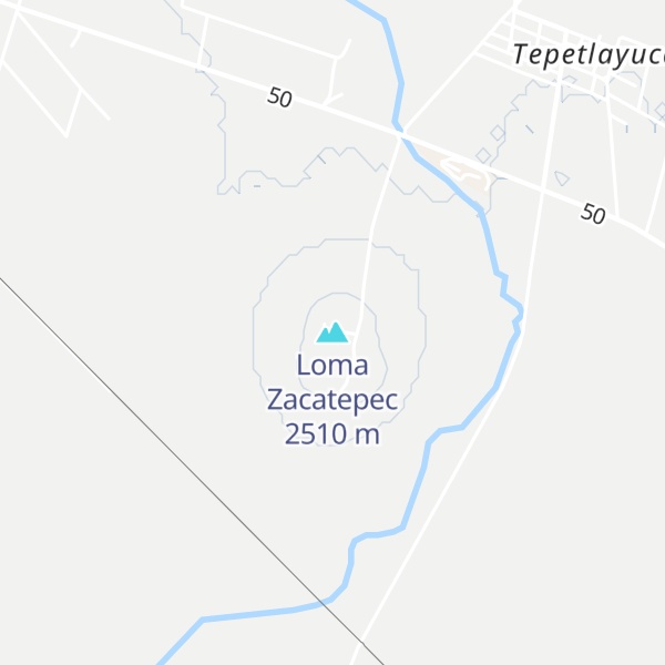 Map of Loma Zacatepec