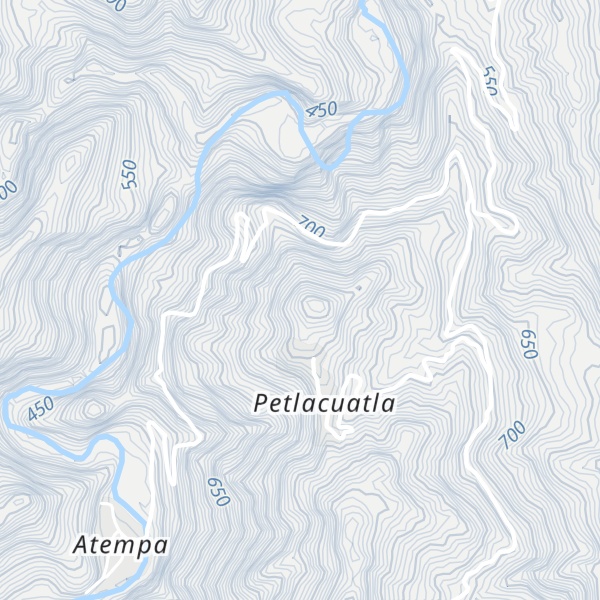 Map of Cerro El Ocote