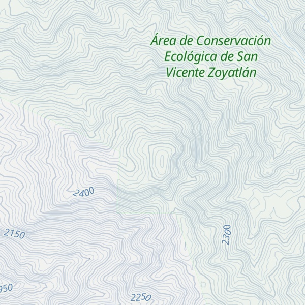 Map of Cerro Pichones