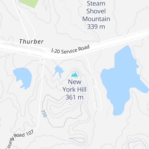 Map of New York Hill