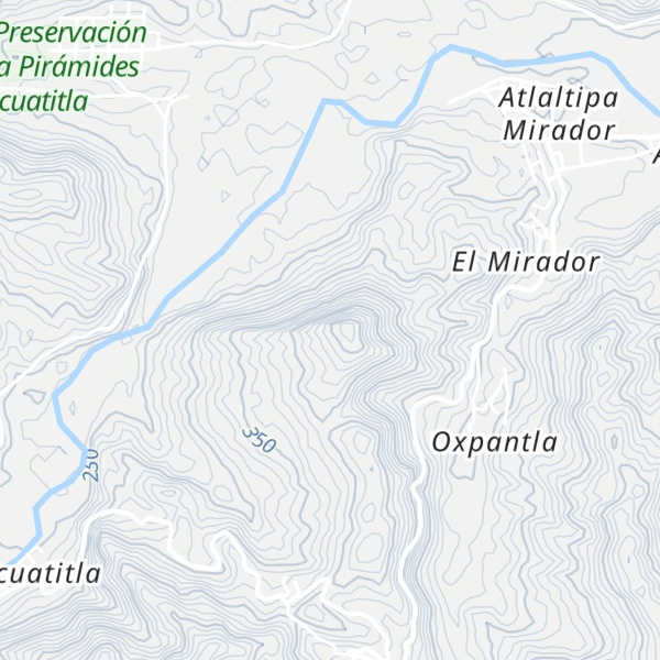 Map of Cerro Tebanco