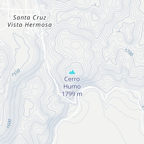 Map of Cerro Humo