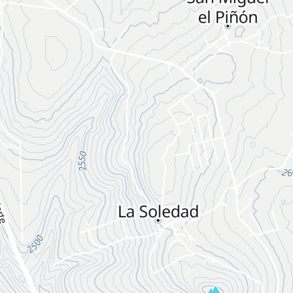 Map of Loma El Aguila