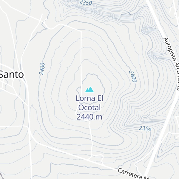 Map of Loma El Ocotal