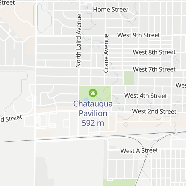 Map of Chatauqua Pavilion